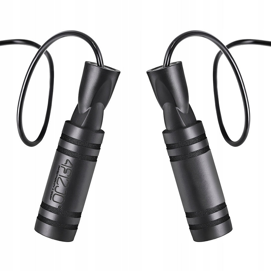 Jump rope BASIC with anti-slip handles 4FIZJO black Brand 4FIZJO