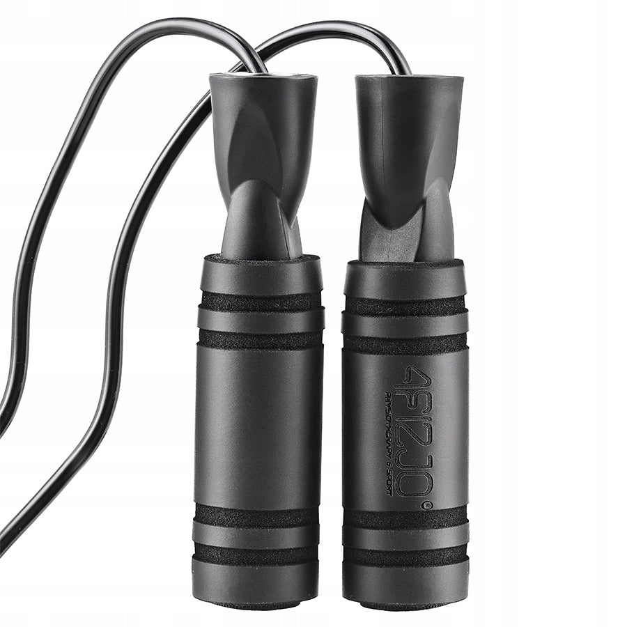 Jump rope BASIC with anti-slip handles 4FIZJO black Color black