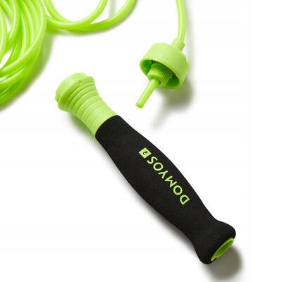 Jump rope Domyos 500 foam Color green