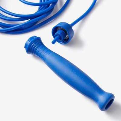 Jump rope Domyos 500 rubber Color blue