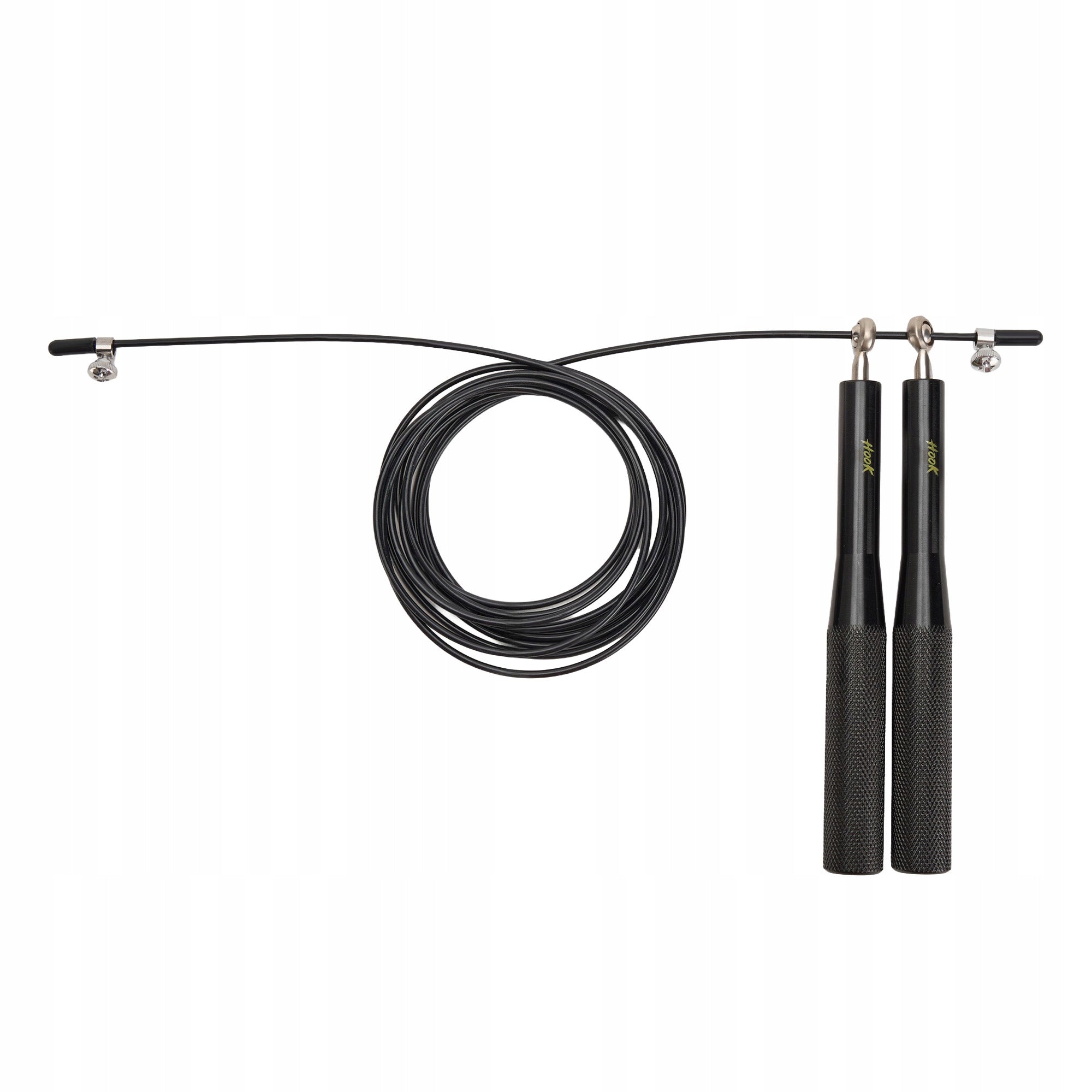 Jump rope HOOK FIGHTING boxing black OS ERGONOMIC LENGTH ADJUSTMENT