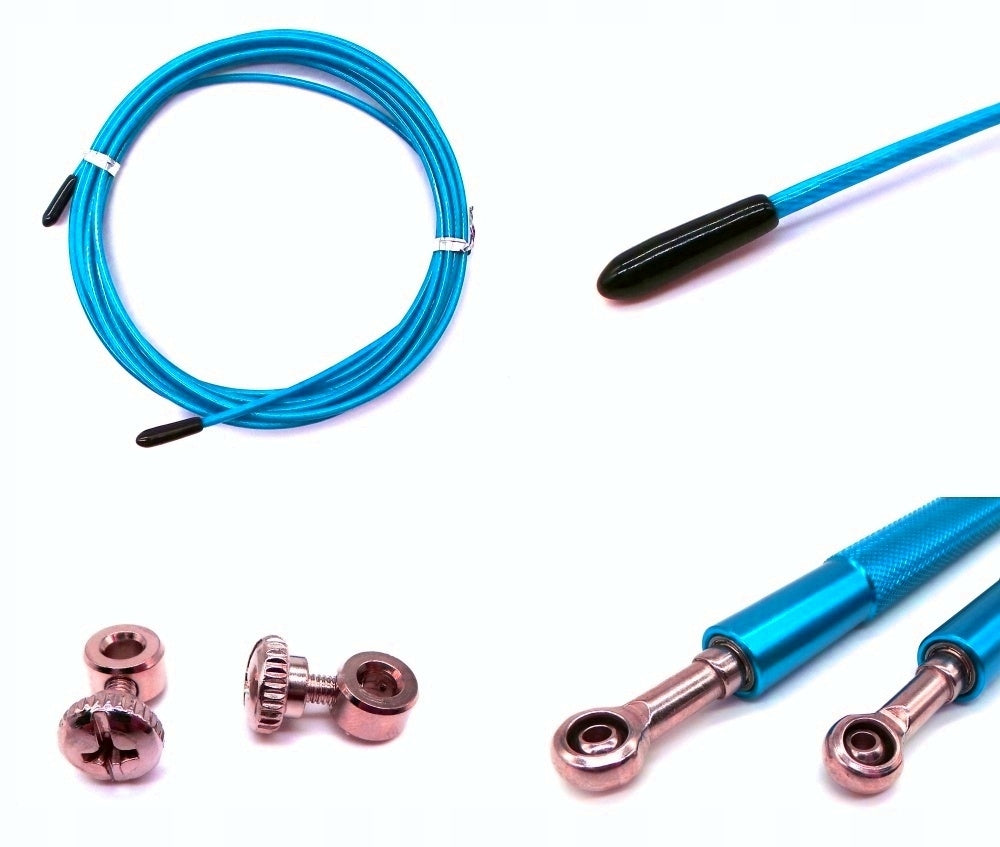 Jump rope Steel with bearings, Adjustable - CROSSFIT Blue Manufacturer code FFG09041