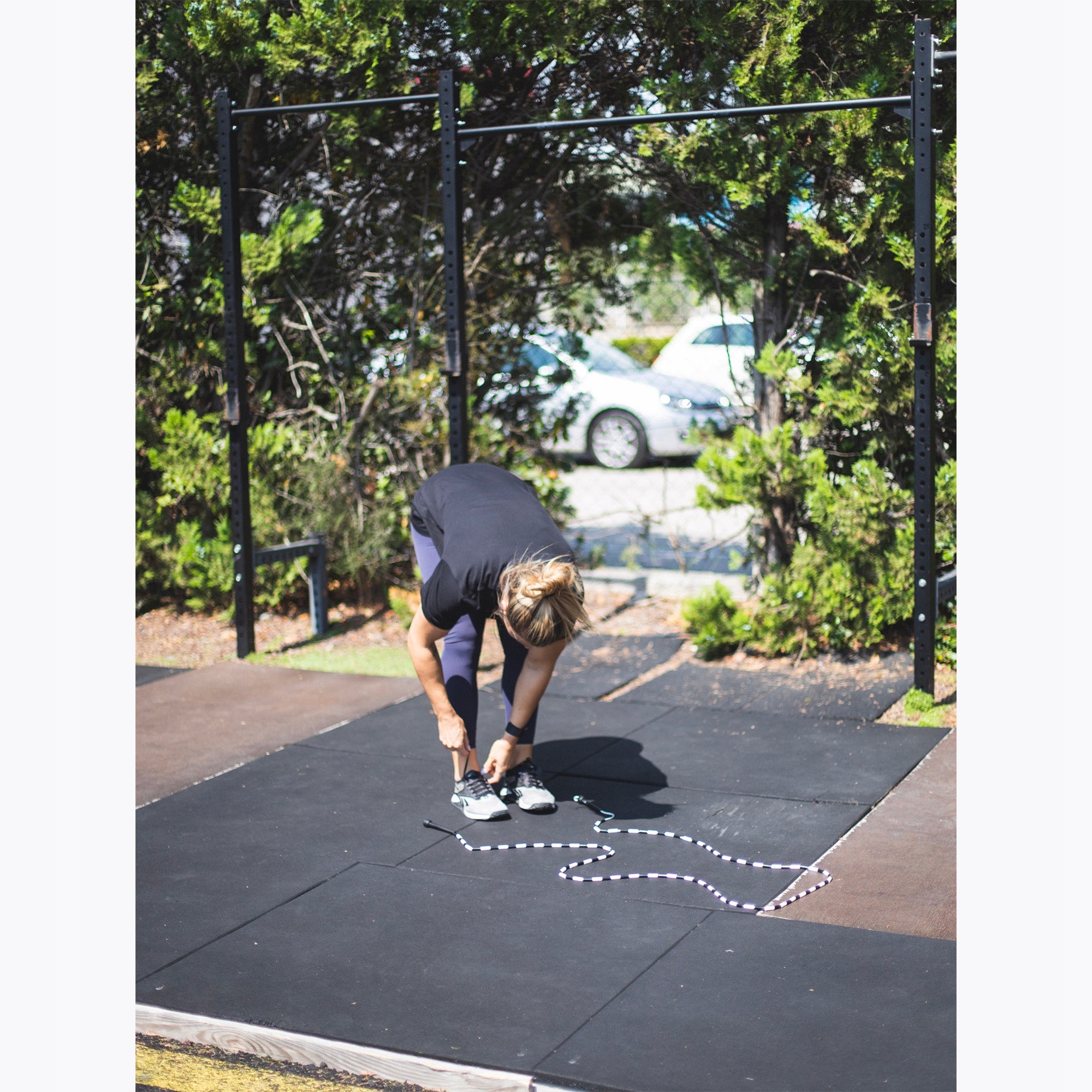 Jump rope Sveltus 243 cm black Rope length 243 cm