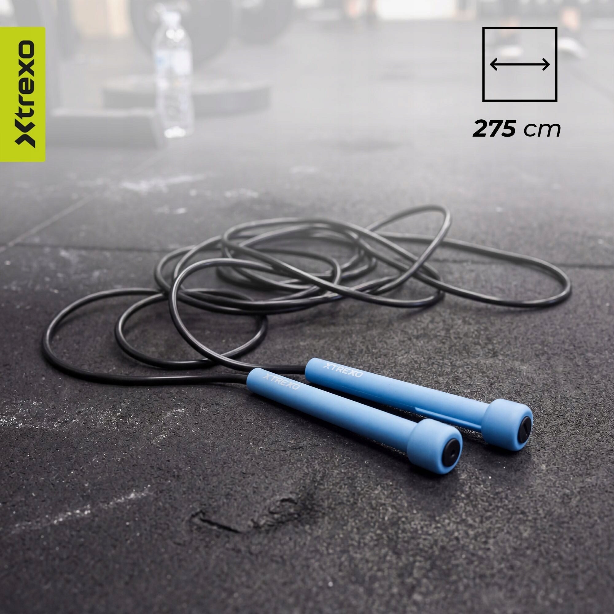 Jump rope XTREXO Basic blue OS LENGTH ADJUSTMENT BOXING LIGHTWEIGHT Brand Xtrexo