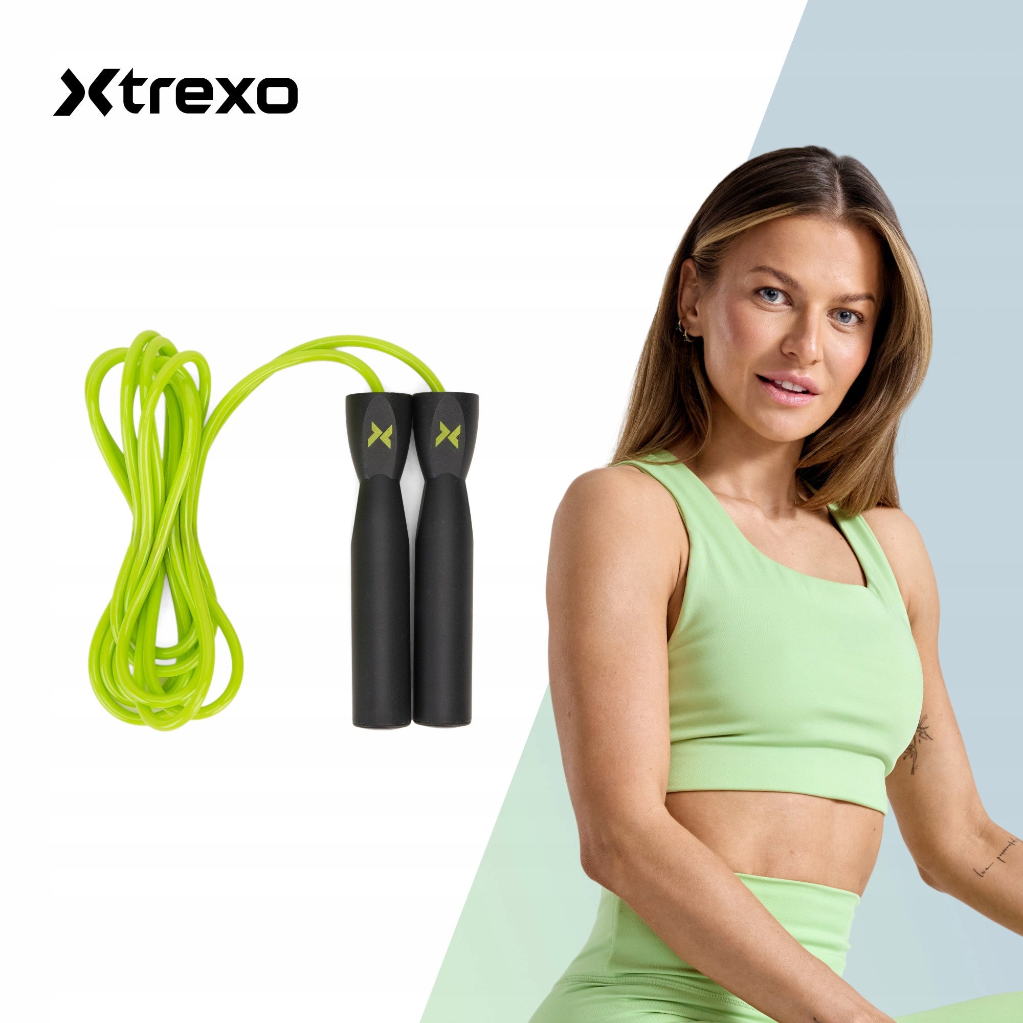Jump rope XTREXO boxing Basic lime HIGH QUALITY VERSATILE Manufacturer code TXO-B4Z063-GN