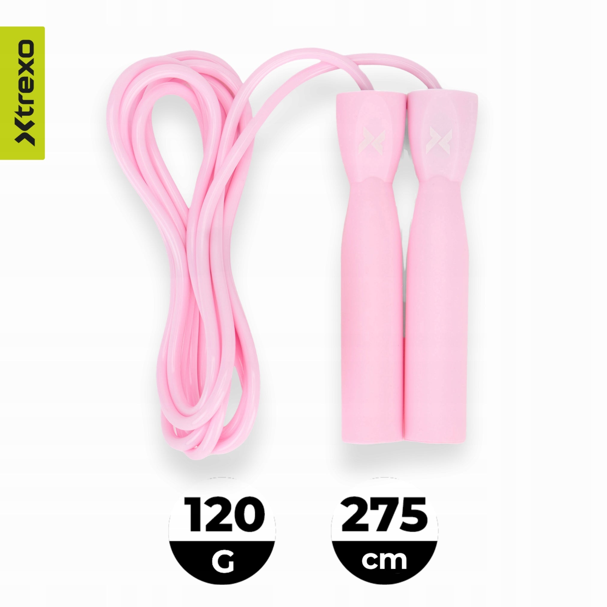 Jump rope XTREXO boxing Basic pink HIGH QUALITY SOLID VERSATILE Brand Xtrexo