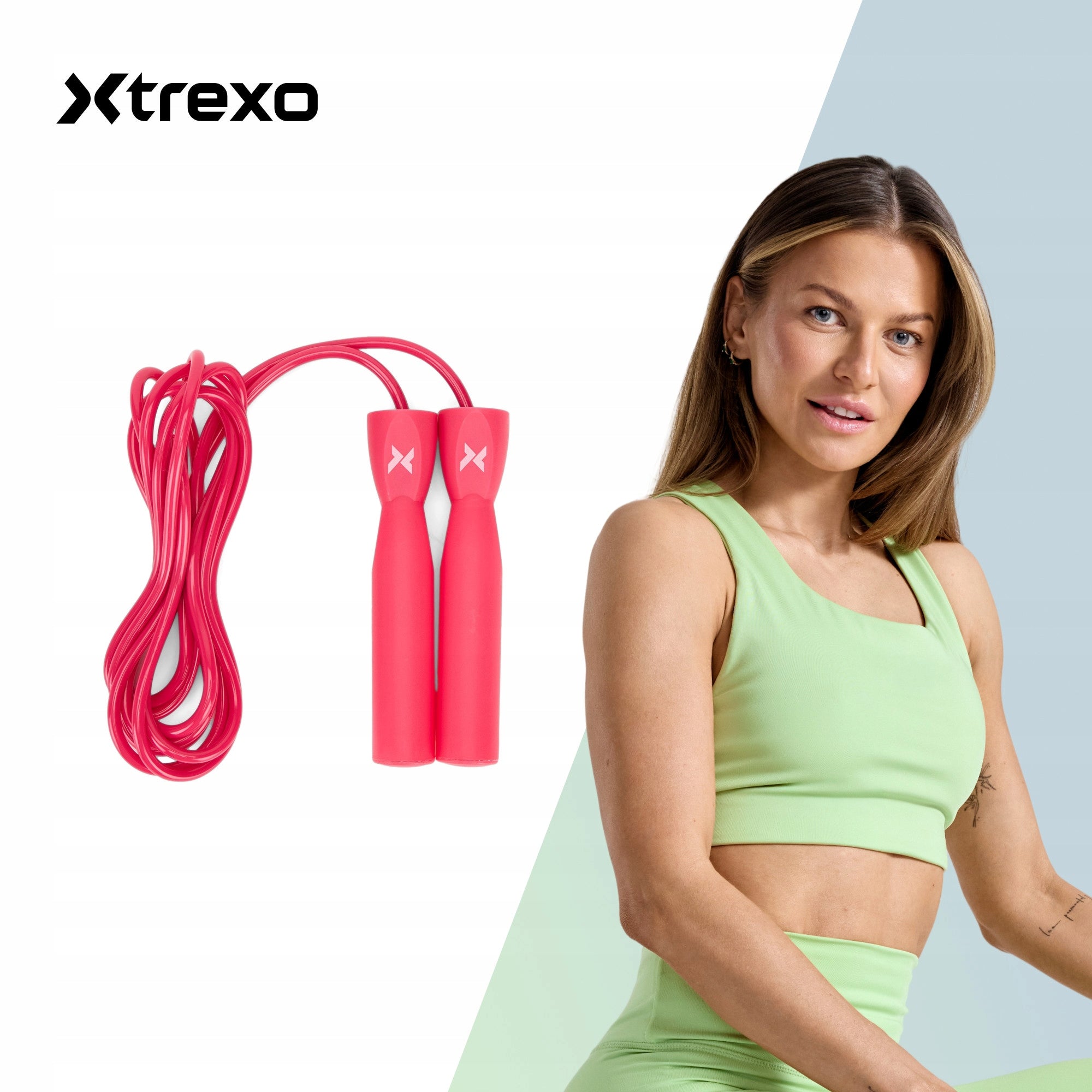 Jump rope XTREXO boxing Basic pink HIGH QUALITY SOLID VERSATILE Manufacturer code TXO-B4Z063-PK
