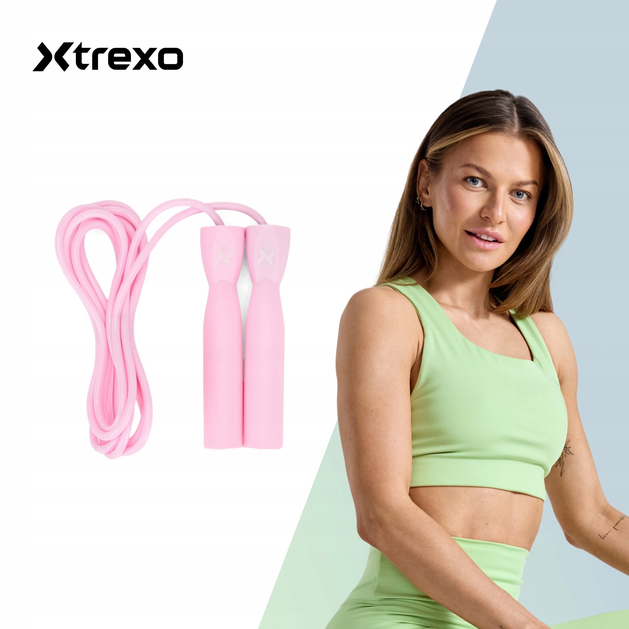 Jump rope XTREXO boxing Basic pink HIGH QUALITY SOLID VERSATILE Manufacturer code TXO-B4Z063-VT