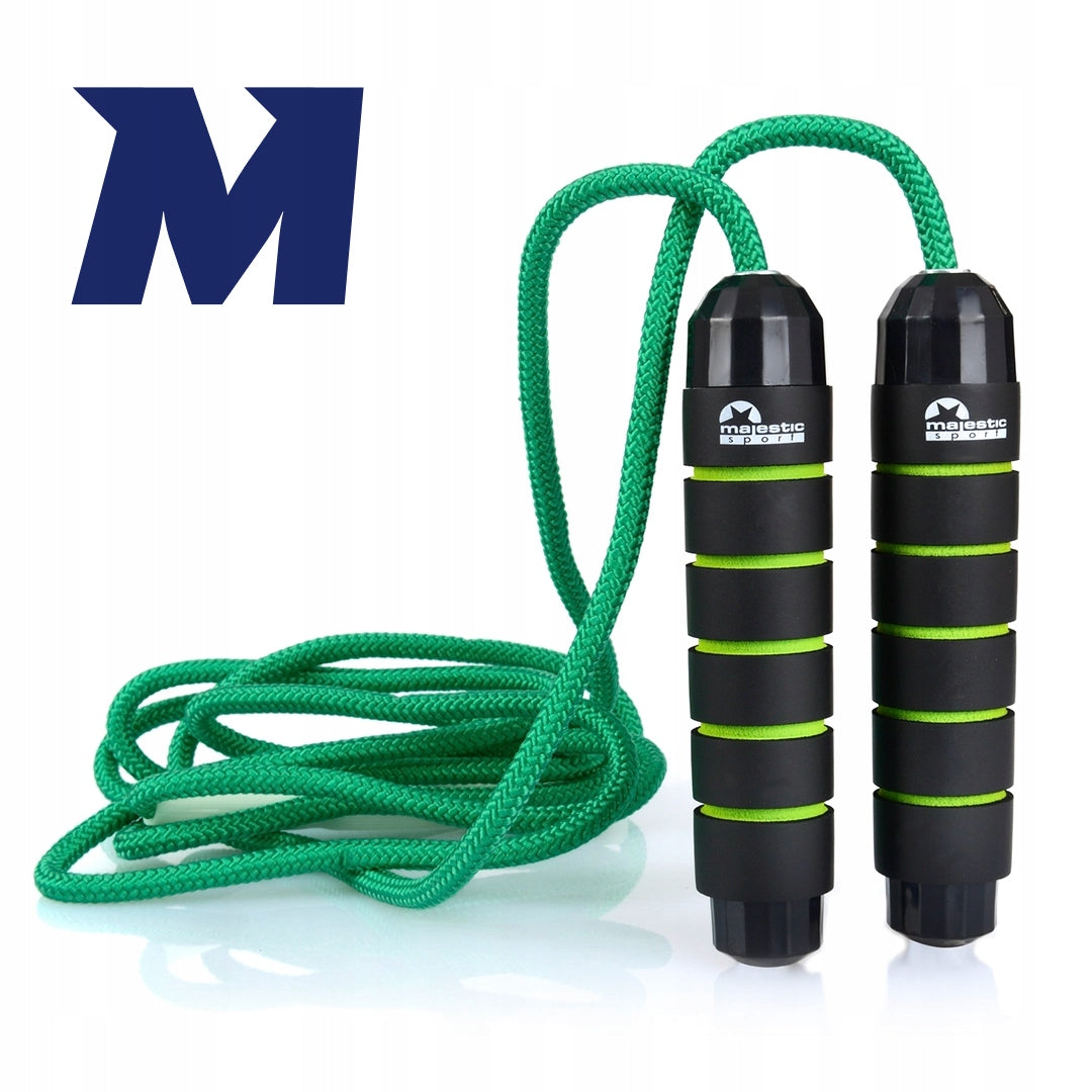 Jump rope fitness training non-slip Majestic Sport 280 cm Packaging status original