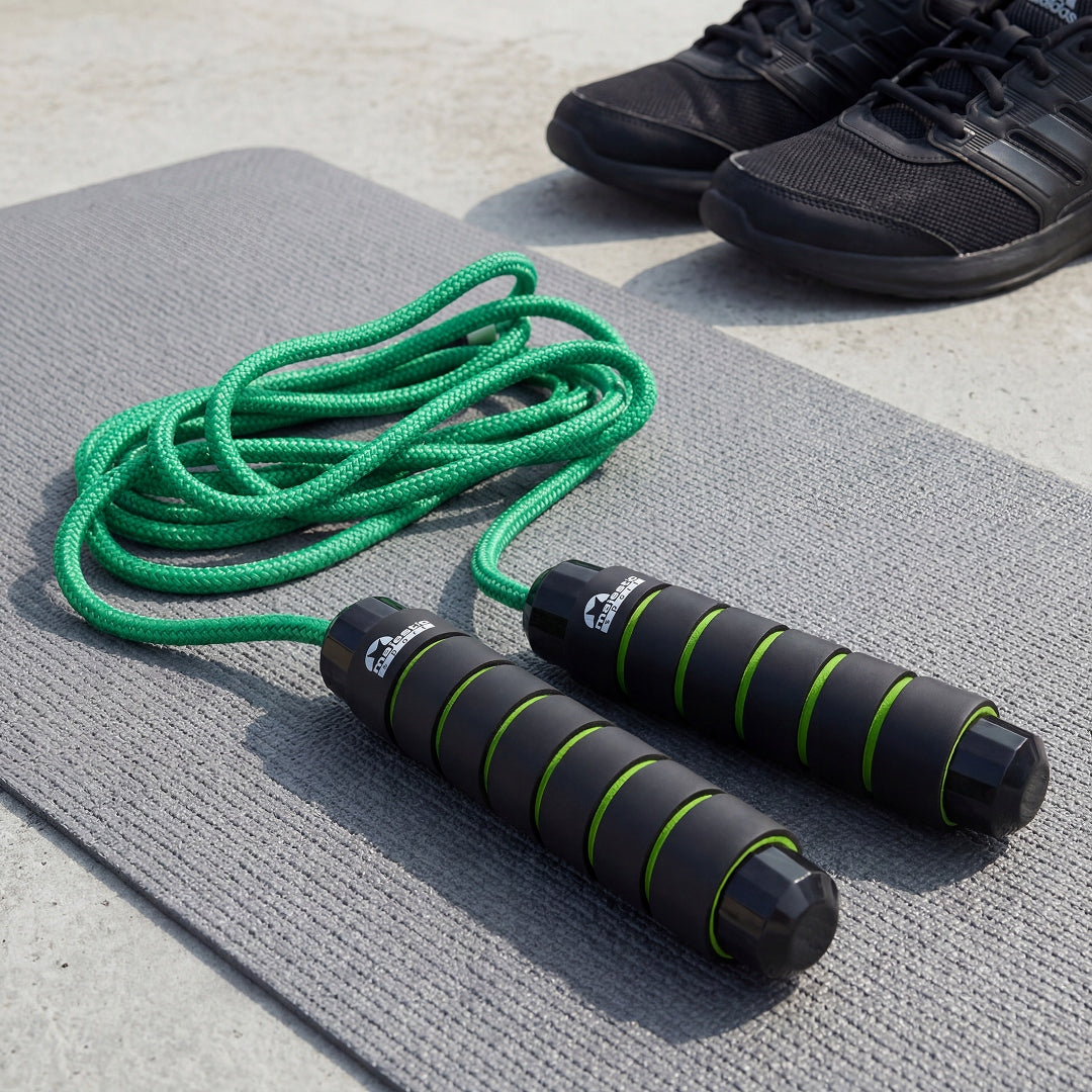 Jump rope fitness training non-slip Majestic Sport 280 cm Rope thickness 0.07 cm