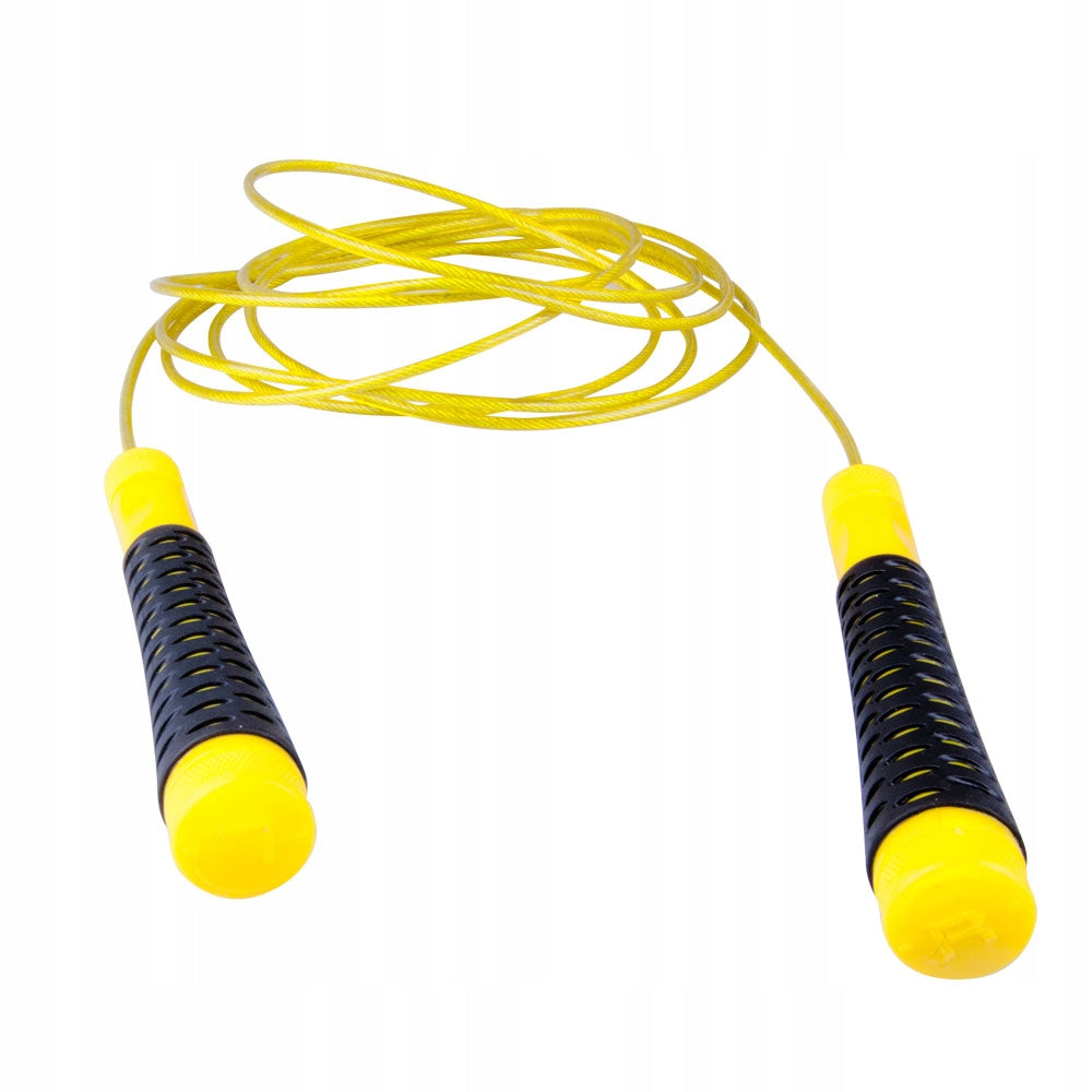 Jump rope inSPORTline Jumpow anti-slip 77-262g Color yellow