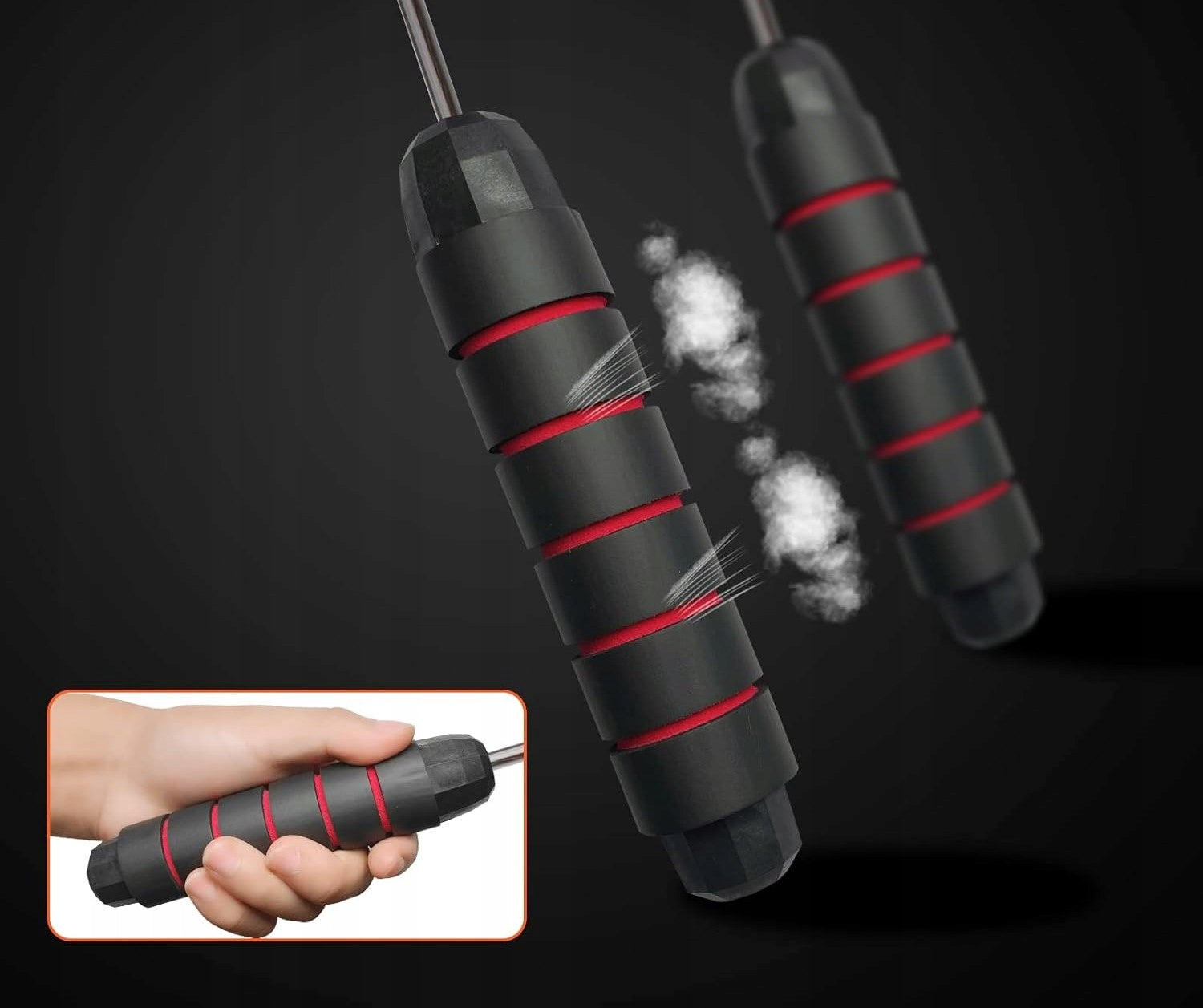Jump rope made of plastic Firschoie 300 cm black Manufacturer code 8681634521189