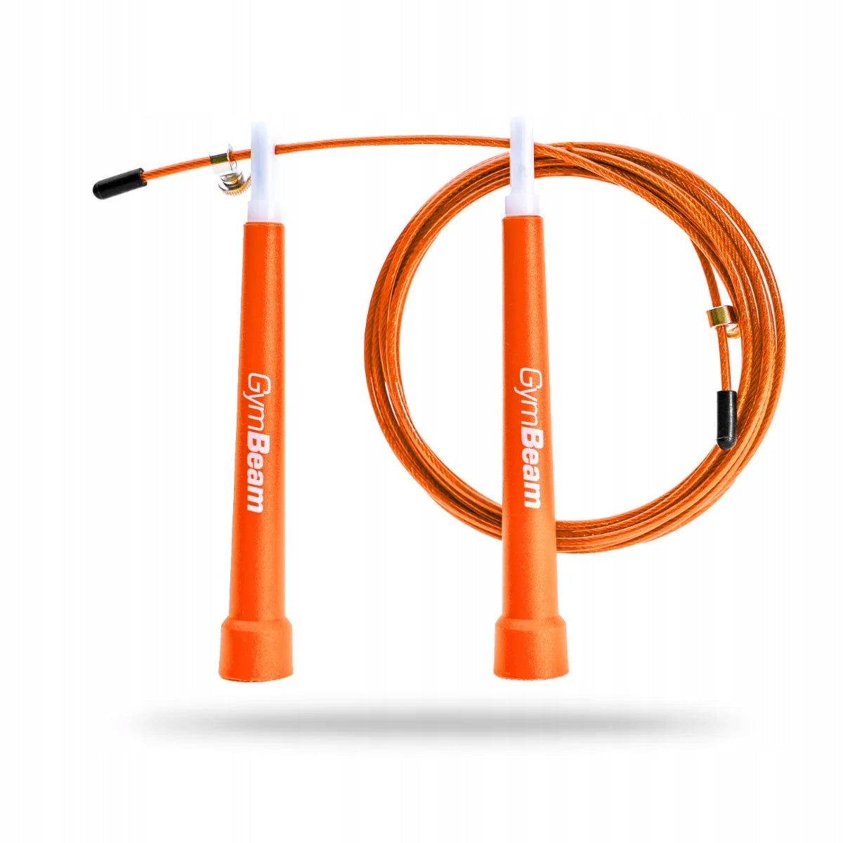 Jump rope plastic GymBeam 301 cm oranges and reds