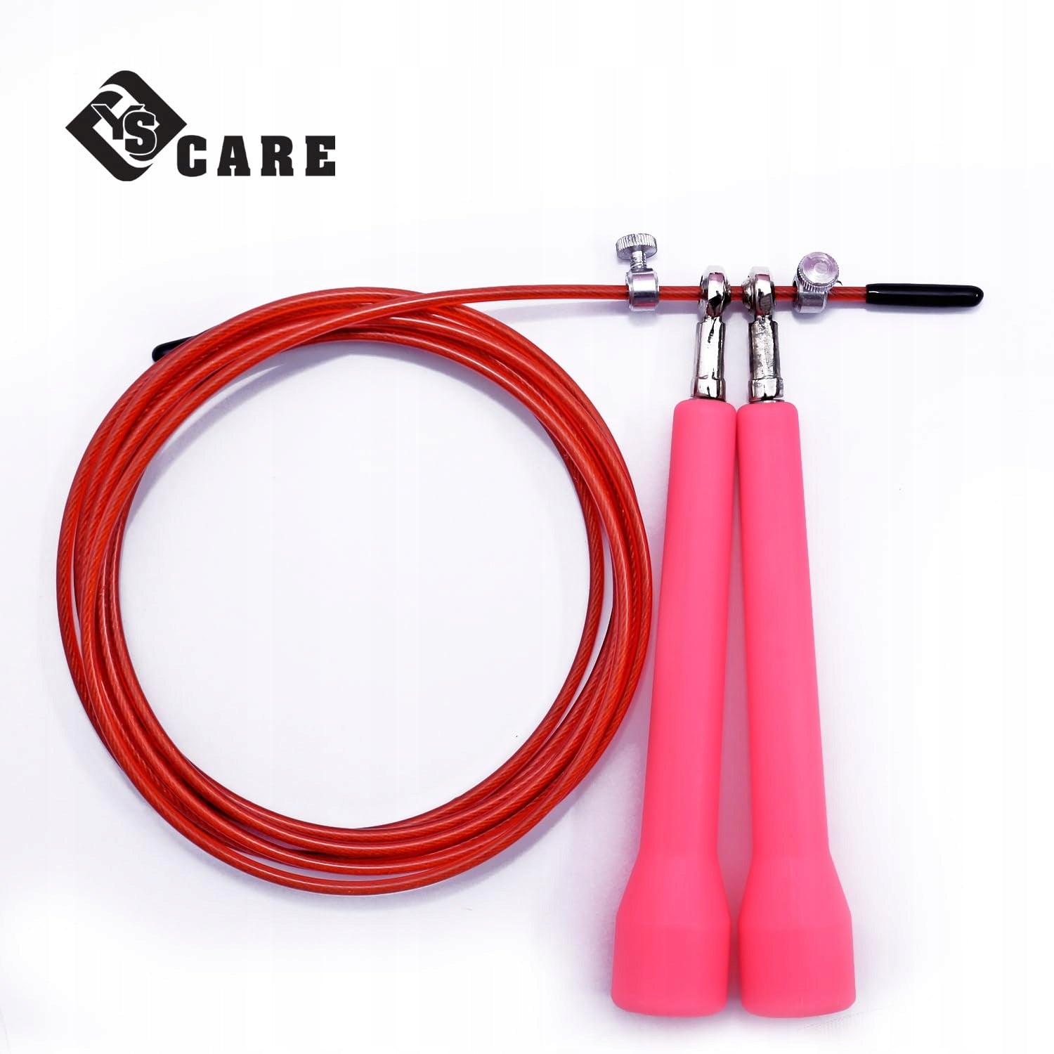 Jump rope speed adjustable bearings 360° fitness pink Brand Pretorians