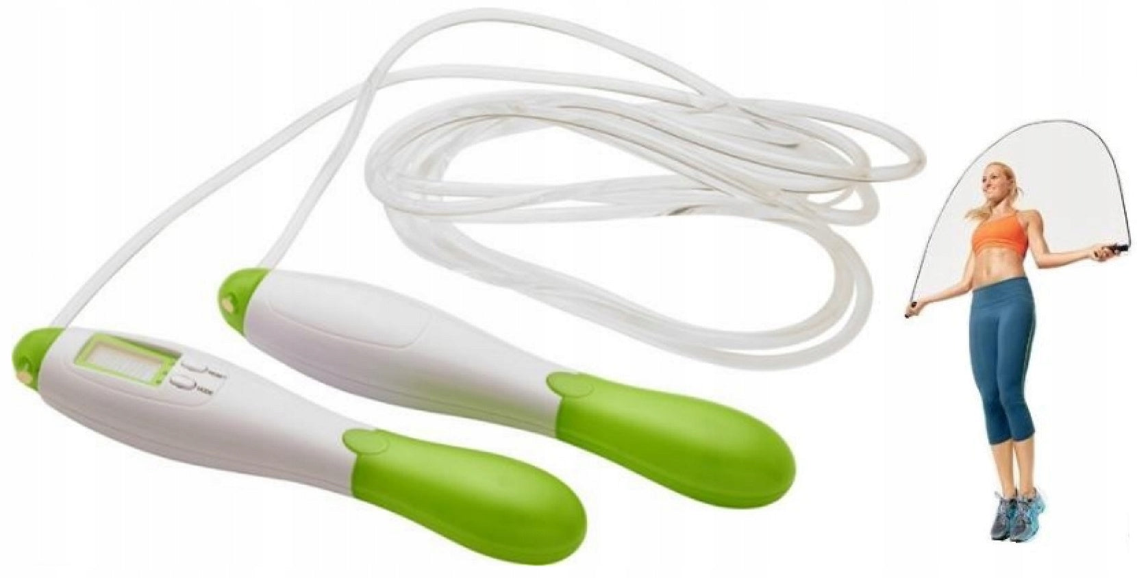 Jump rope with crossfit jump rope fitness counter