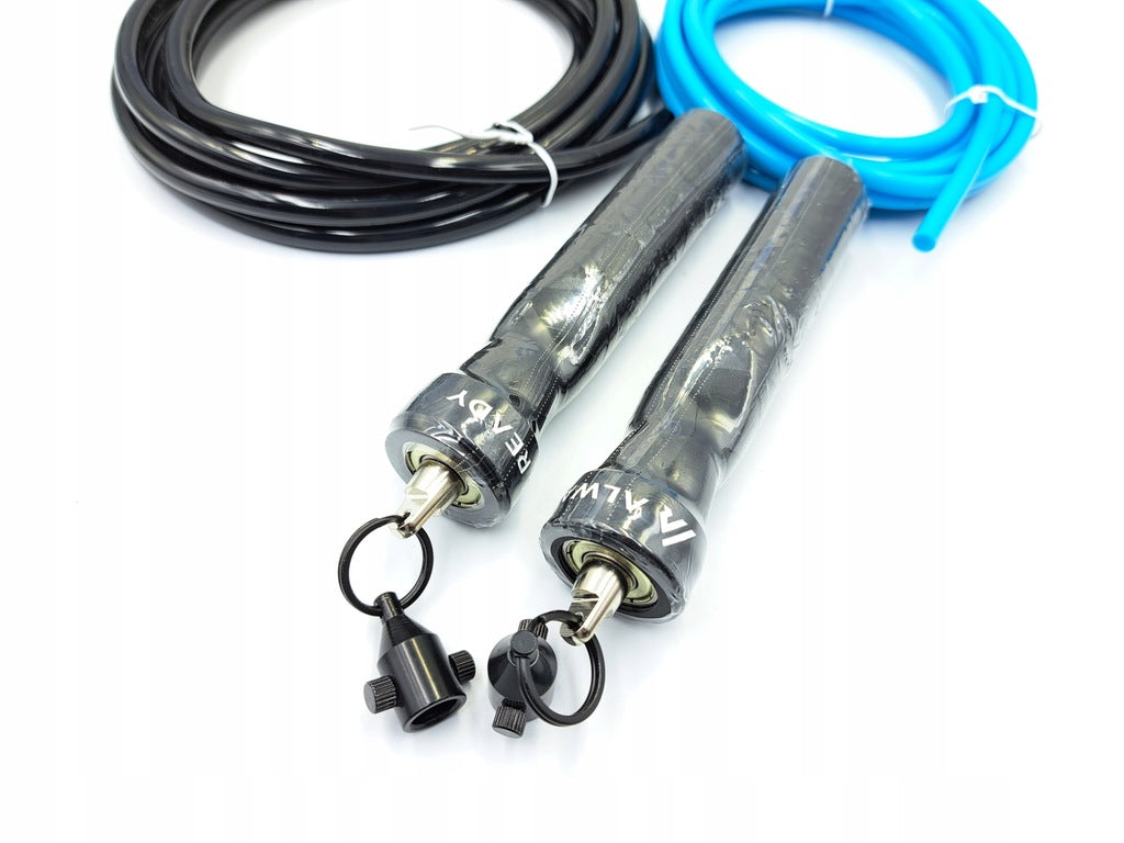 Jump rope with weights Always Ready 300 cm, 2 Ropes, Adjustable, black Brand no brand