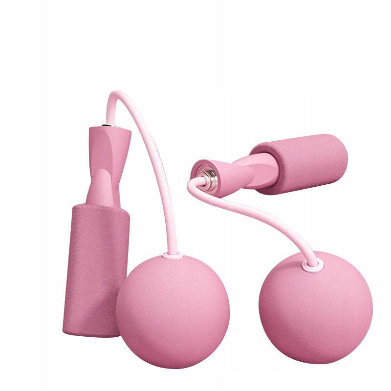 Jump rope without rope with balls | Fitness Cardio Pink (Rose) Brand no brand