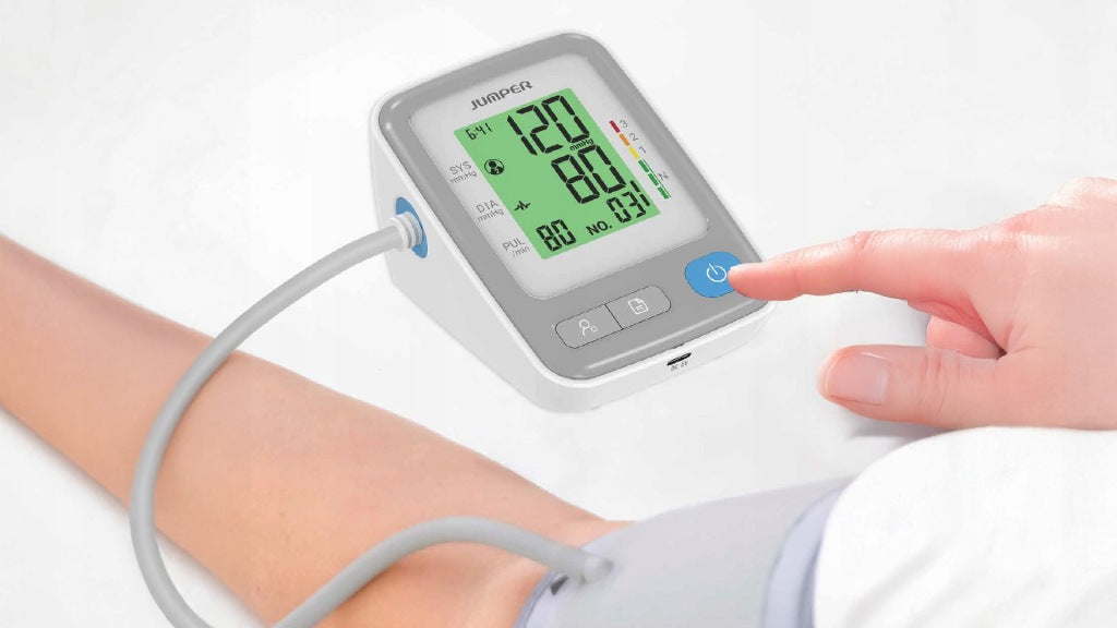 Jumper JPD-HA300 MEDICAL SHOULDER BLOOD Pressure Monitor + MEASUREMENT DIARY Packaging status original