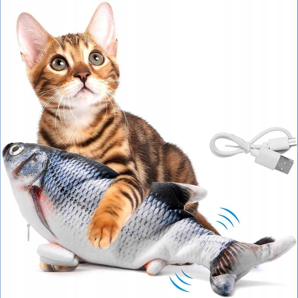 Jumping Fish Cat Toy Kleń Kelwin Brand Petinio