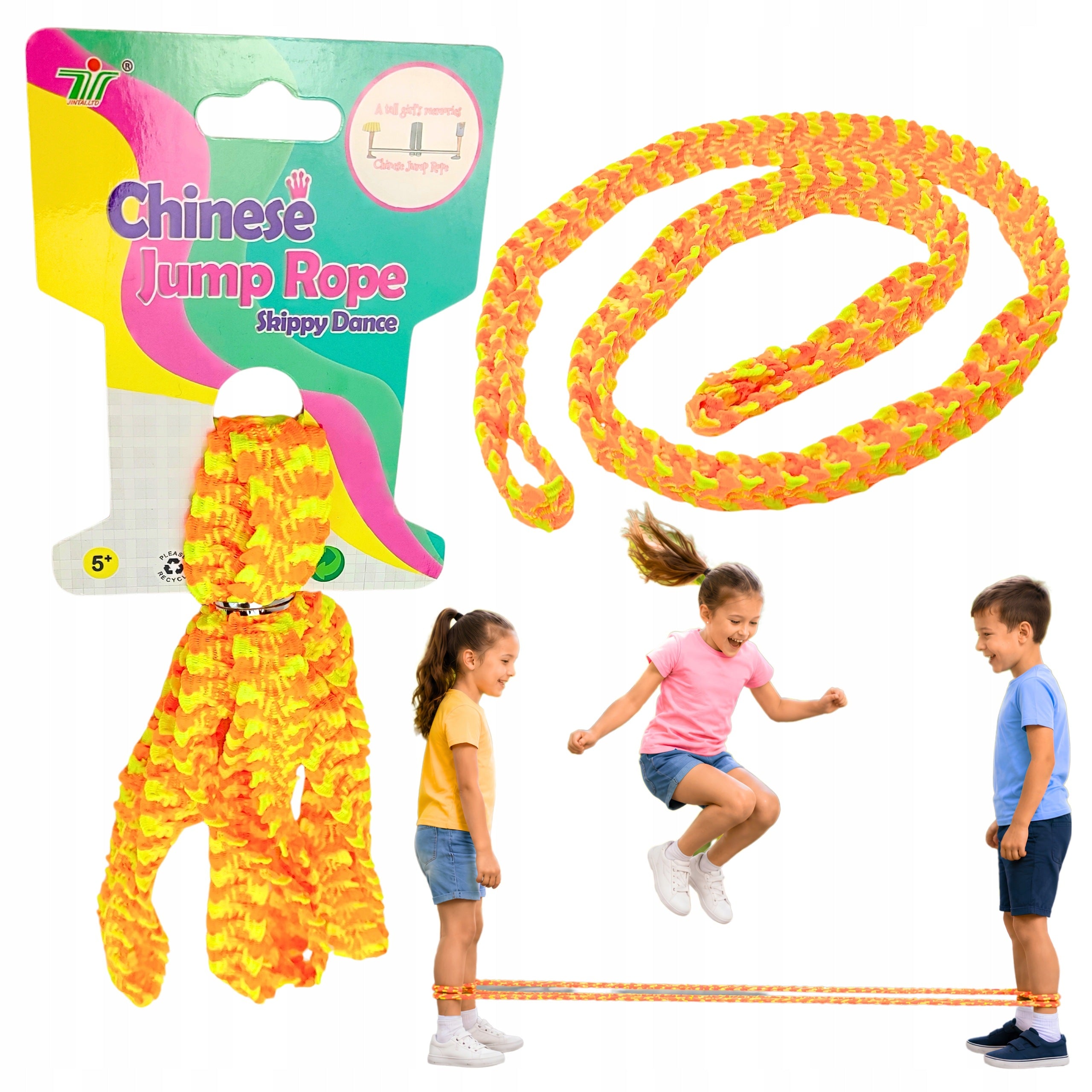 Jumping Rubber FLAT For Kids Iconic Arcade Game Colorful 5+