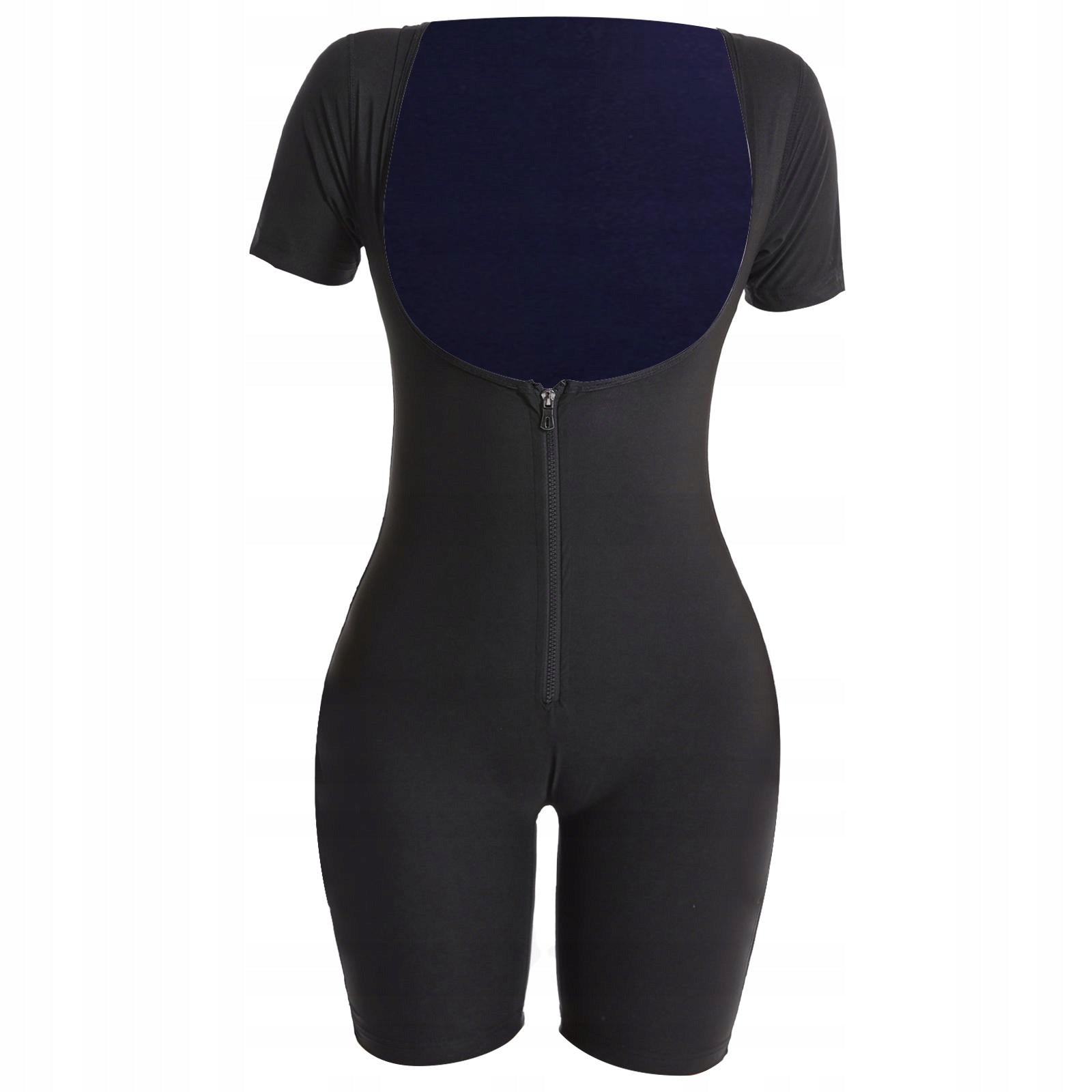 Jumpsuit Sauna suits for Women Slimming Vest Shapewear Sweatpants M Blue Color blue