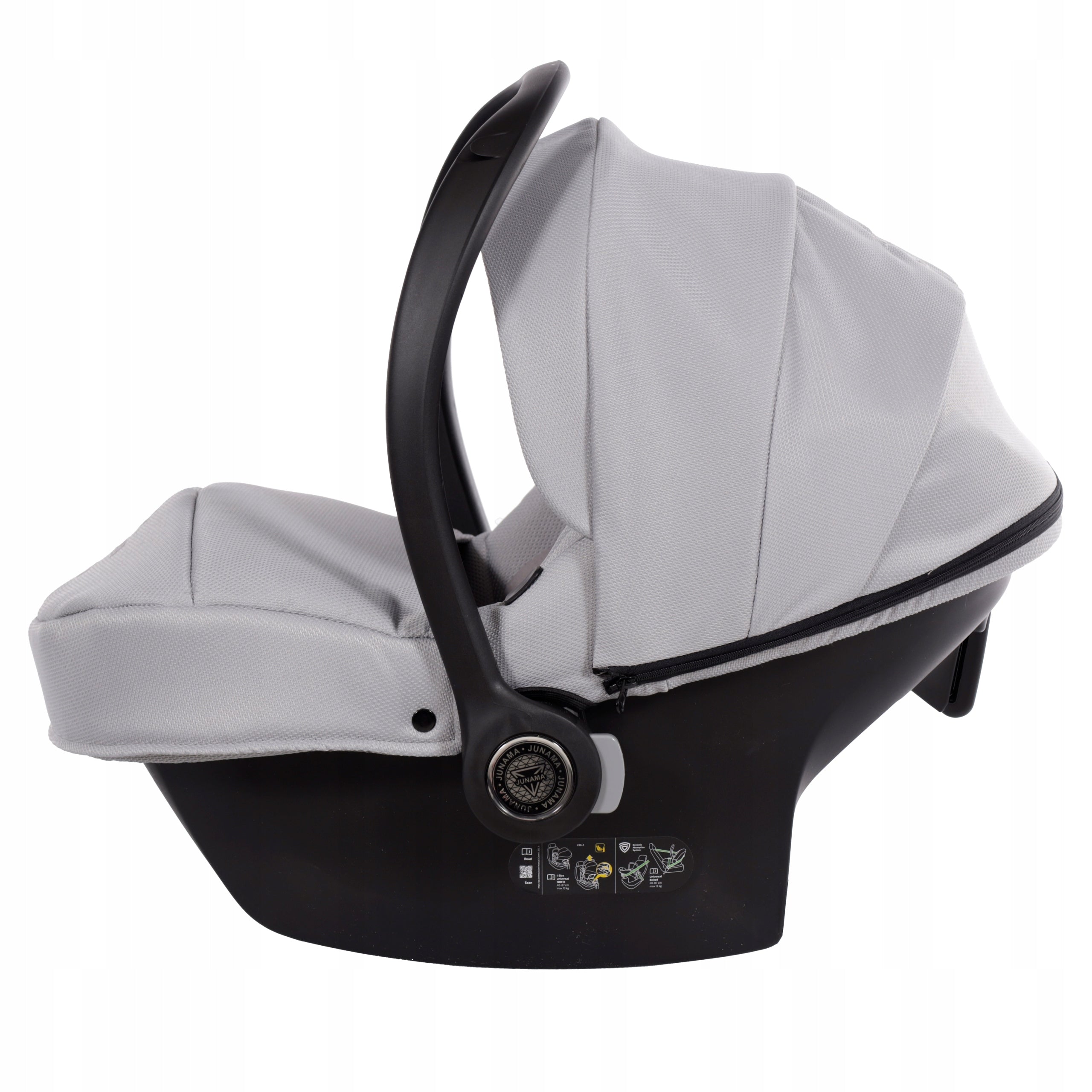 Junama Cosmo iSize - car seat 0+ (light grey)