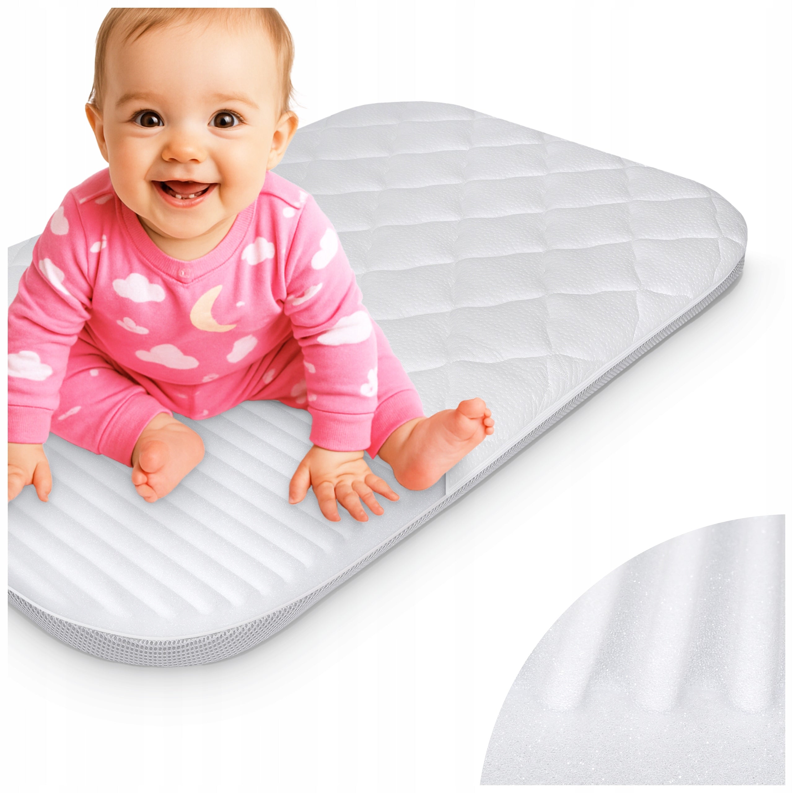 Junama Diamond Gondola Mattress 72x33 Stroller Mattress