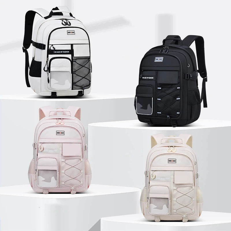 Junior High School Students, Burden-Reducing Spine-Protection School Bags