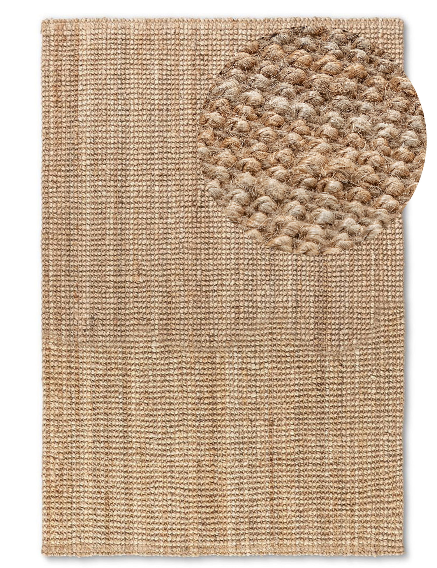 Jute Rug Sidewalk Mat Jute Doormat 60x90 Braided Natural BOHO
