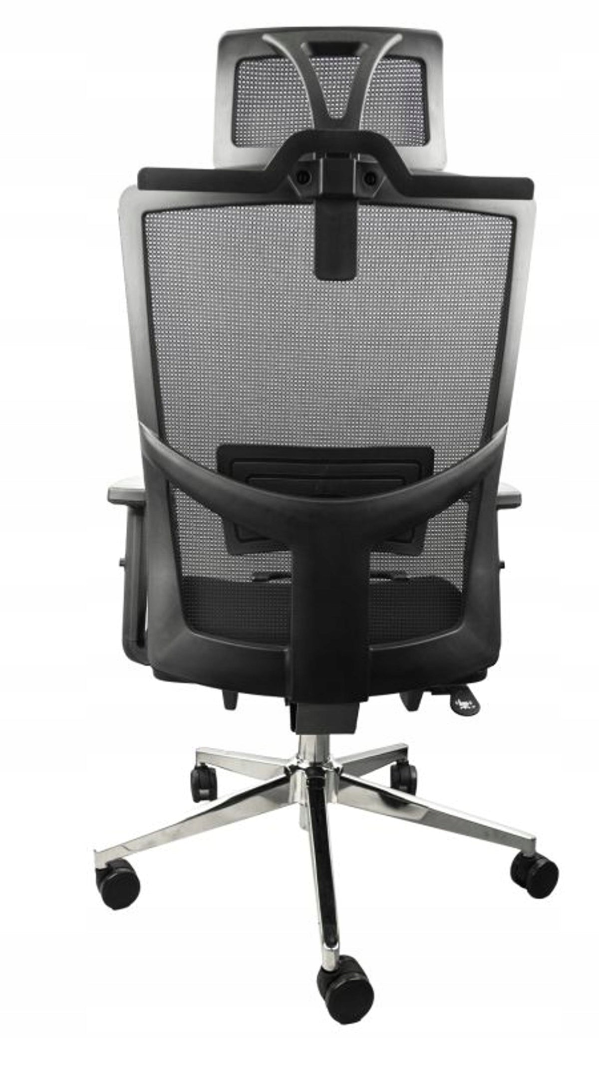 K-B002 SWIVEL OFFICE CHAIR ON WHEELS INCLINED BACKREST + HANGER Furniture depth 65 cm