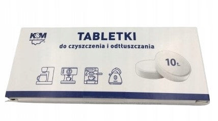 K&M Tablets for cleaning and degreasing coffee machines and kettles 10pcs