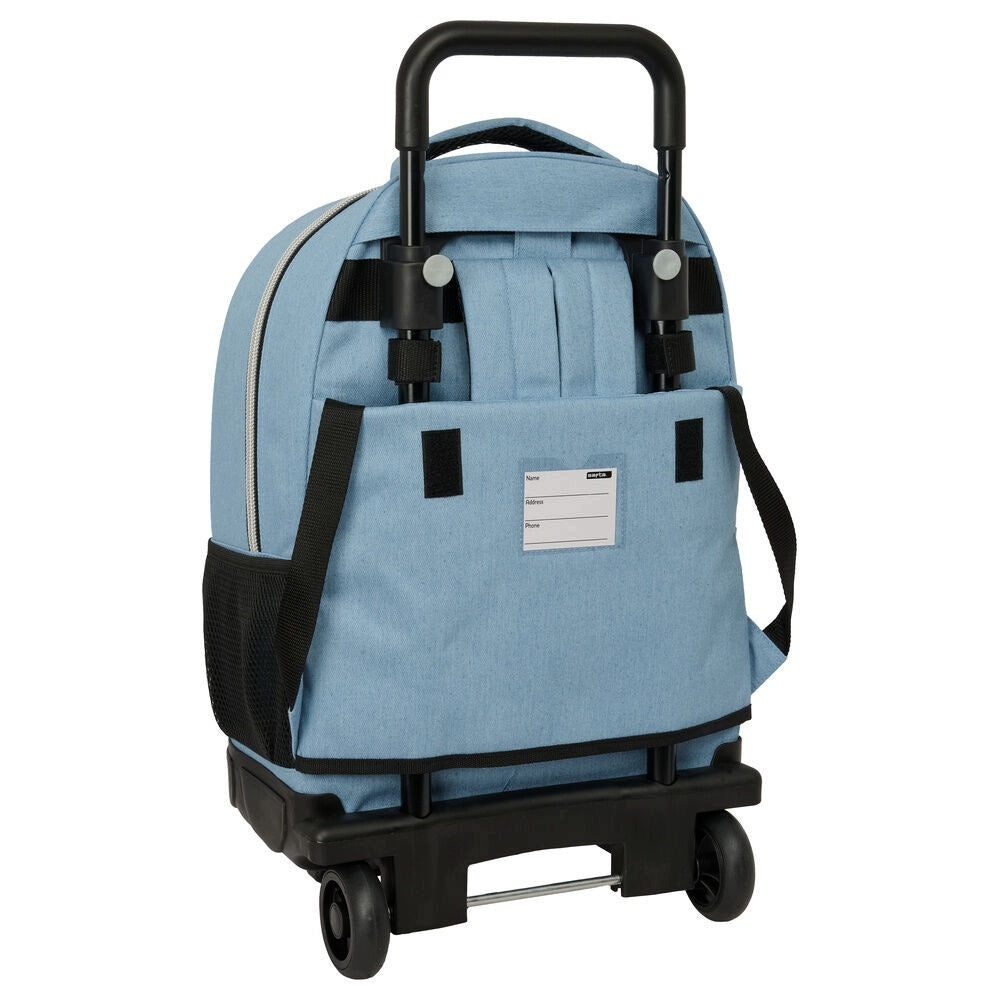 K-pop Démonvadászok Denim Dreams prémium gurulós iskolatáska, táska 45 cm Brand Safta
