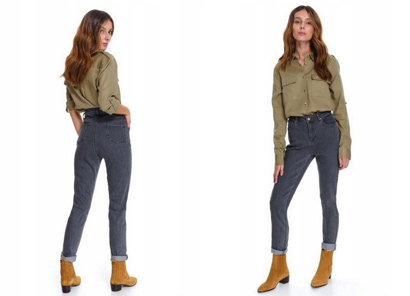 Džinsai moterims Top Secret SSP3462SZ34, pilki