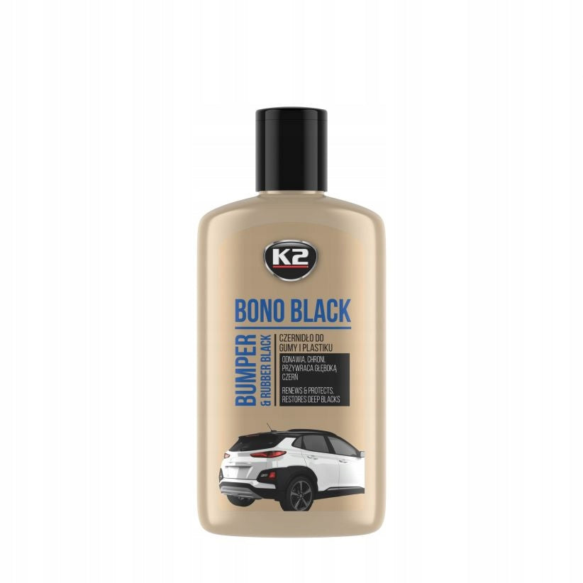 K2 BONO BLACK TIRE BLACK FOR REGENERATION OF BUMPER RUBBER PLASTICS 250ml K030N