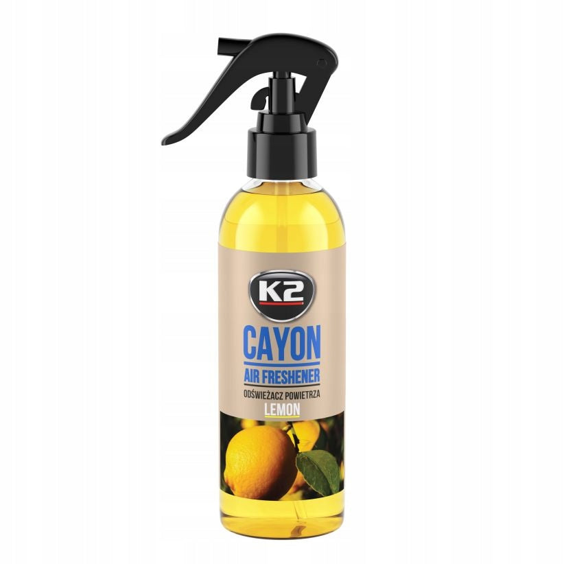 K2 CAYON 250ML. LEMON M117L UNIQUE UNIVERSAL AIR FRESHENER O B
