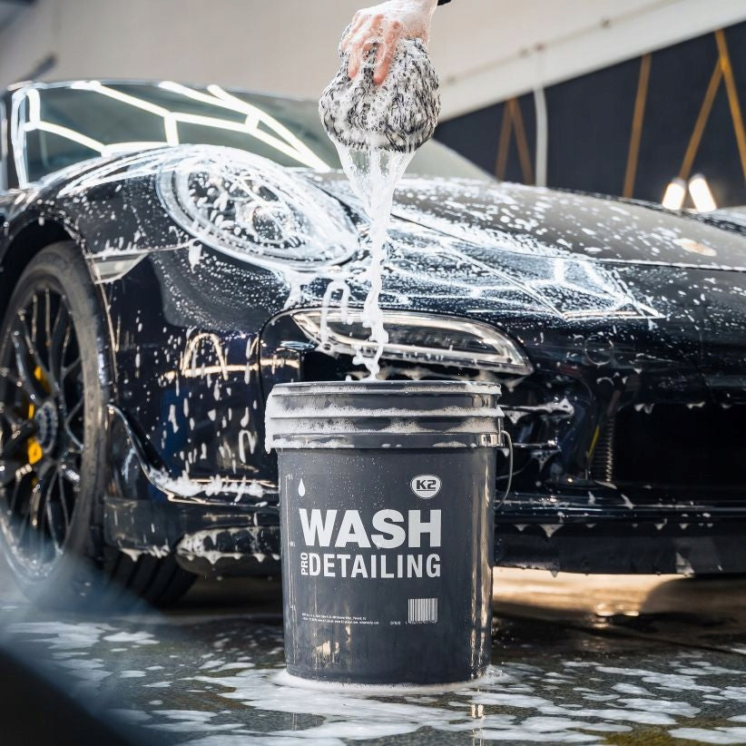 K2 Detailing Bucket with Separator + SWAG Basic Car Shampoo 500ml Manufacturer no brand