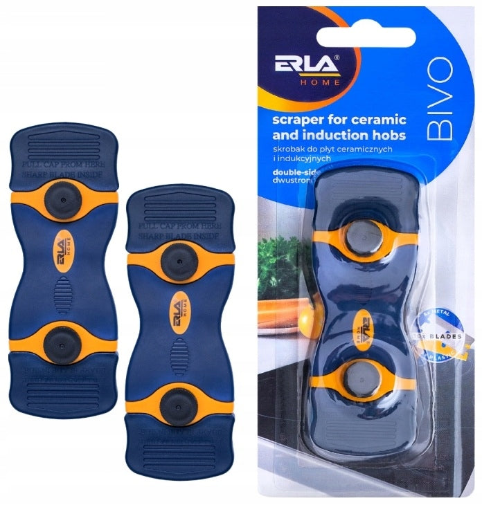 K2 ERLA BIVO SCRAPER FOR INDUCTION HOB windows of cooktops
