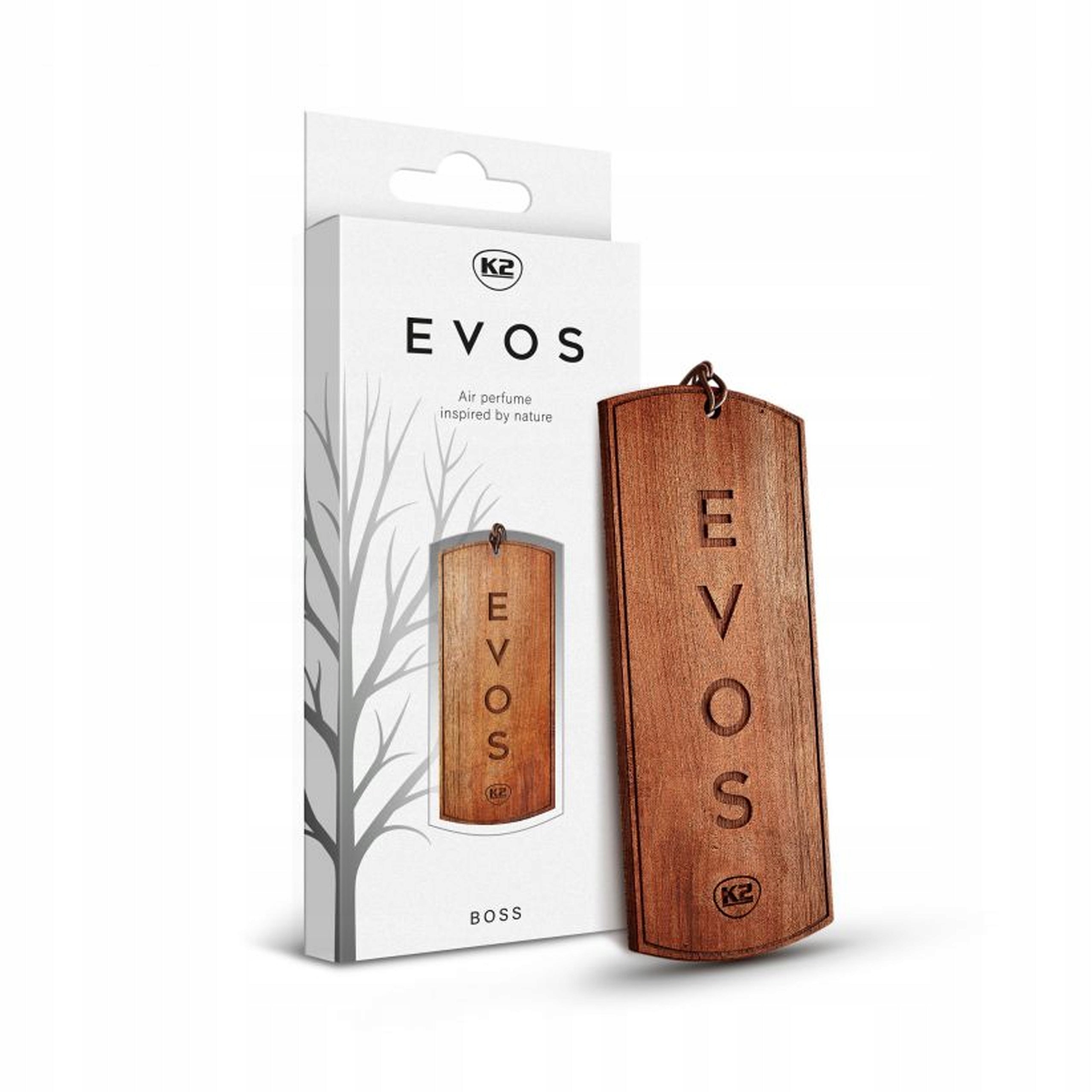 K2 EVOS Boss V034 Scented Pendant for Car Cars Wooden EAN (GTIN) 5906534020017