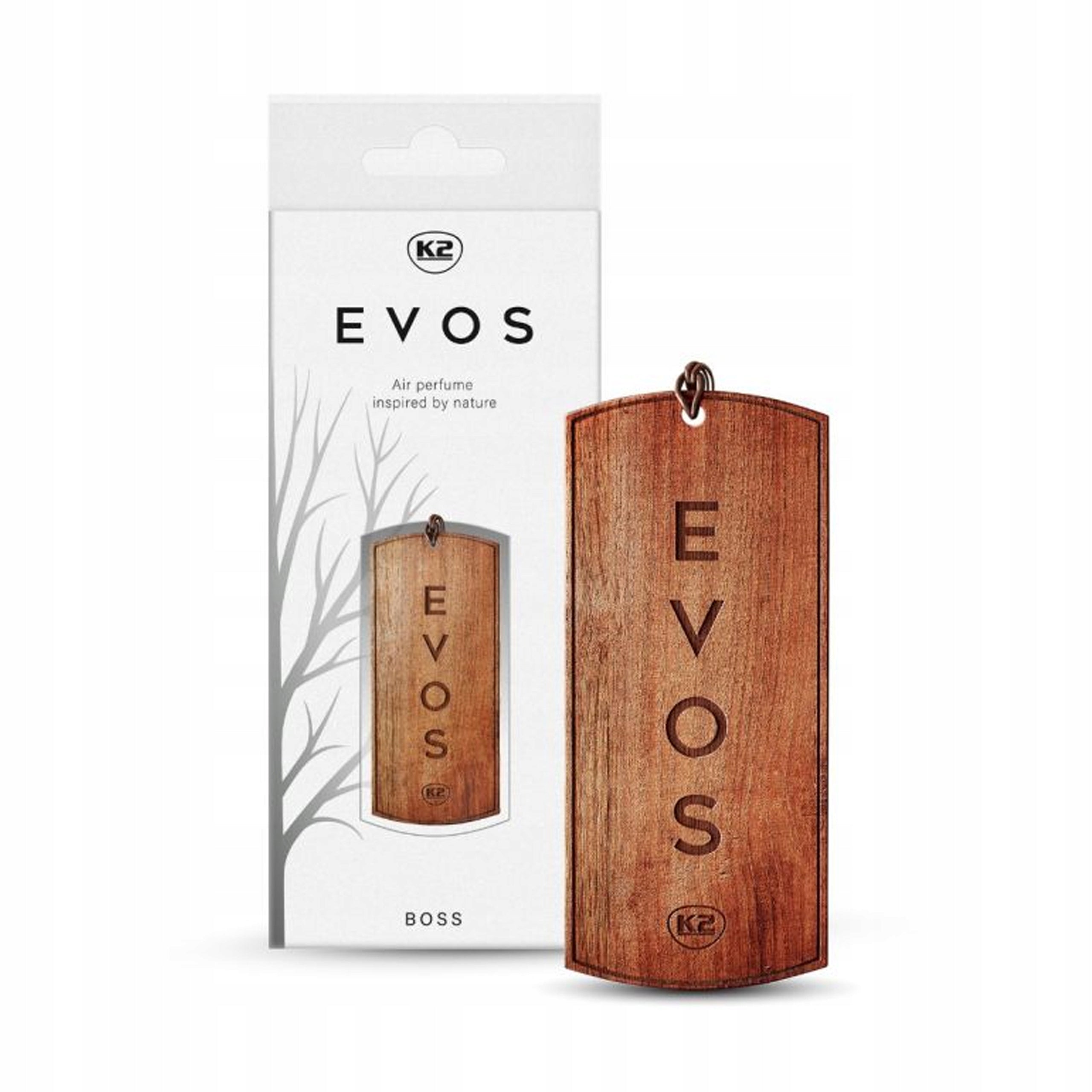 K2 EVOS Boss V034 Scented Pendant for Car Cars Wooden