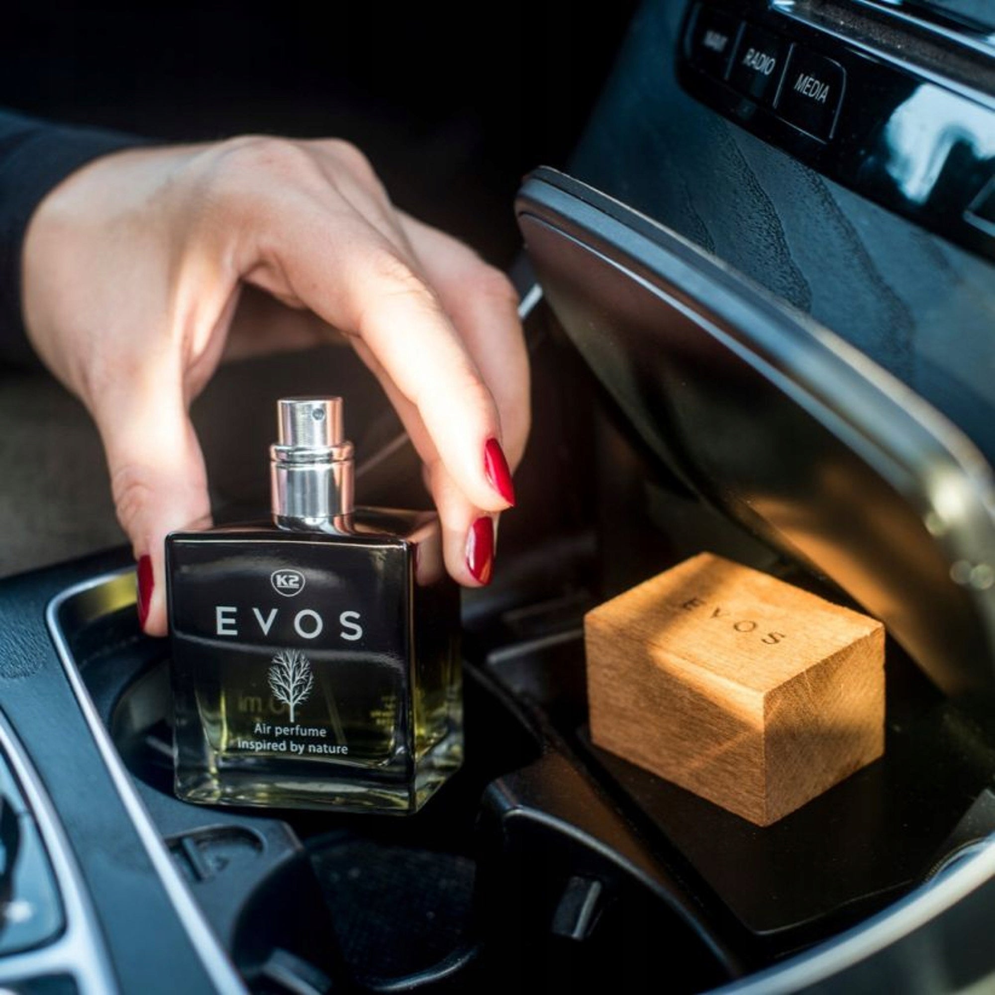 K2 EVOS Unicorn perfume for car with spray 50 ml V053 Kind atomizers