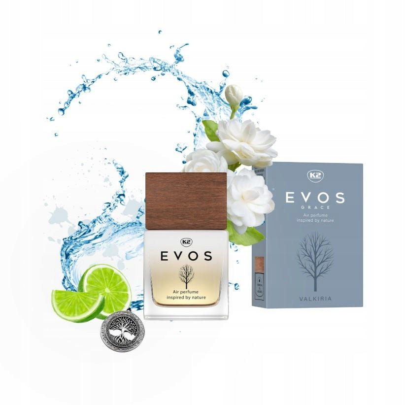 K2 FRAGRANCE EVOS V064 GRACE VALKIRIA BOTTLE 50ML. PERFUME FOR CAR Manufacturer K2