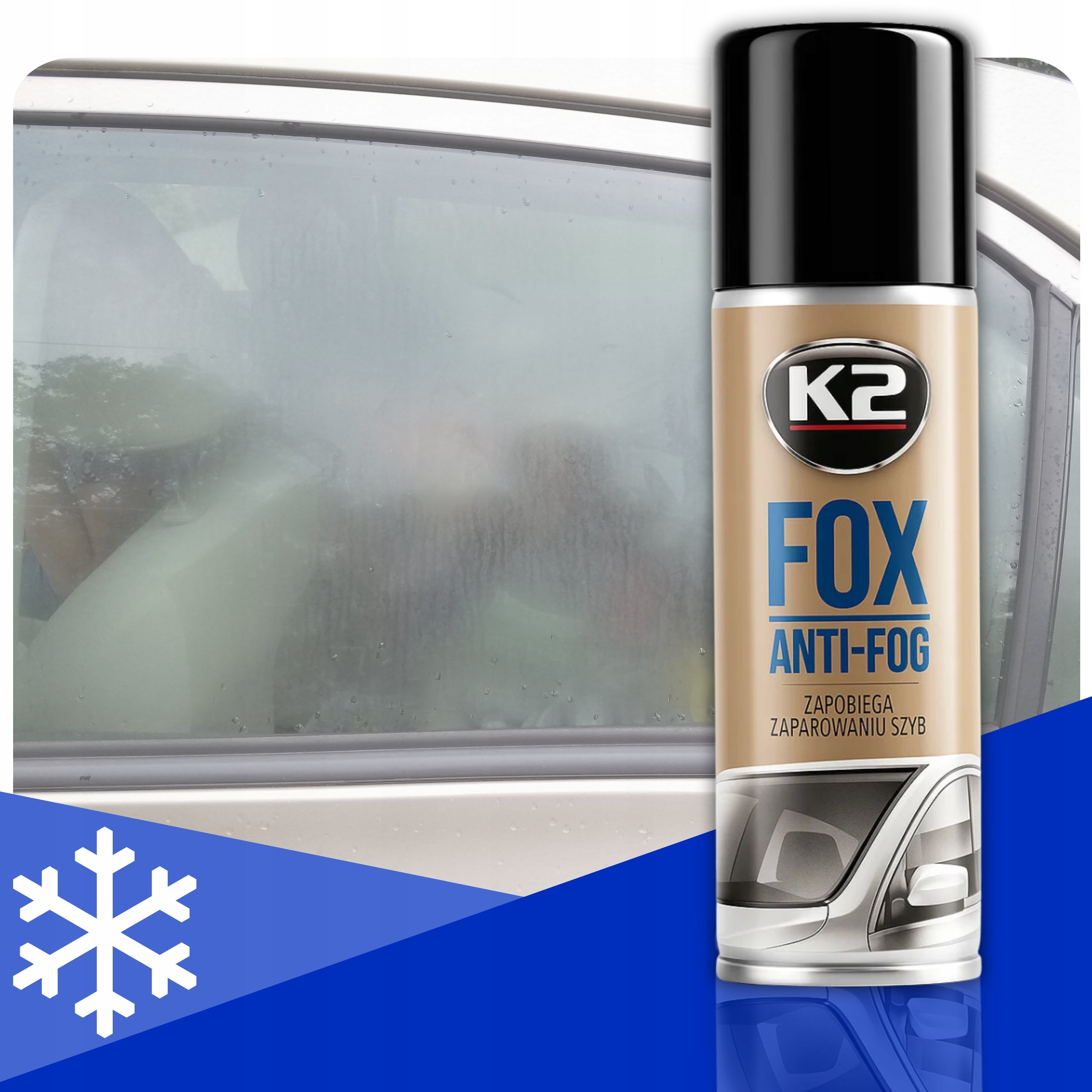 K2 Fox 150 ml Spray Anti-Evaporation Car Window Prevents Manufacturer's catalog number K631