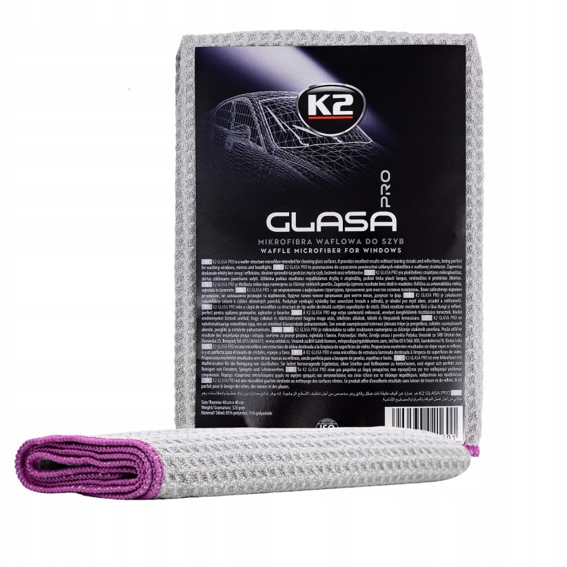 K2 Glasa Pro Microfiber wafer for mirror glass 40x40 320g d4030 Manufacturer K2