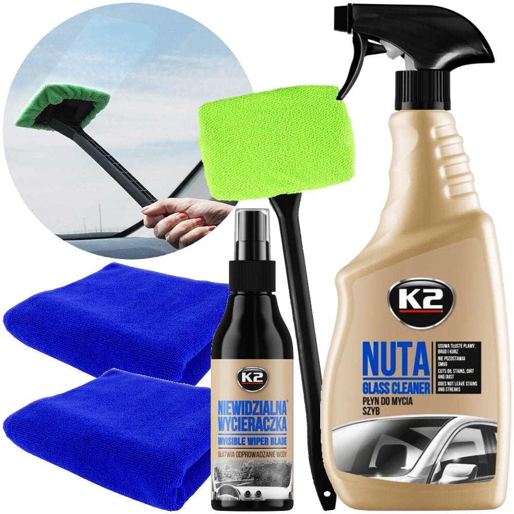K2 INVISIBLE WIPER + K2 NOTE + CAR WINDOW CLEANER