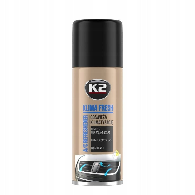 K2 KLIMA FRESH 150ML. K222NC NEW CAR AIR CONDITIONING FRESHENER Manufacturer's catalog number K222NC