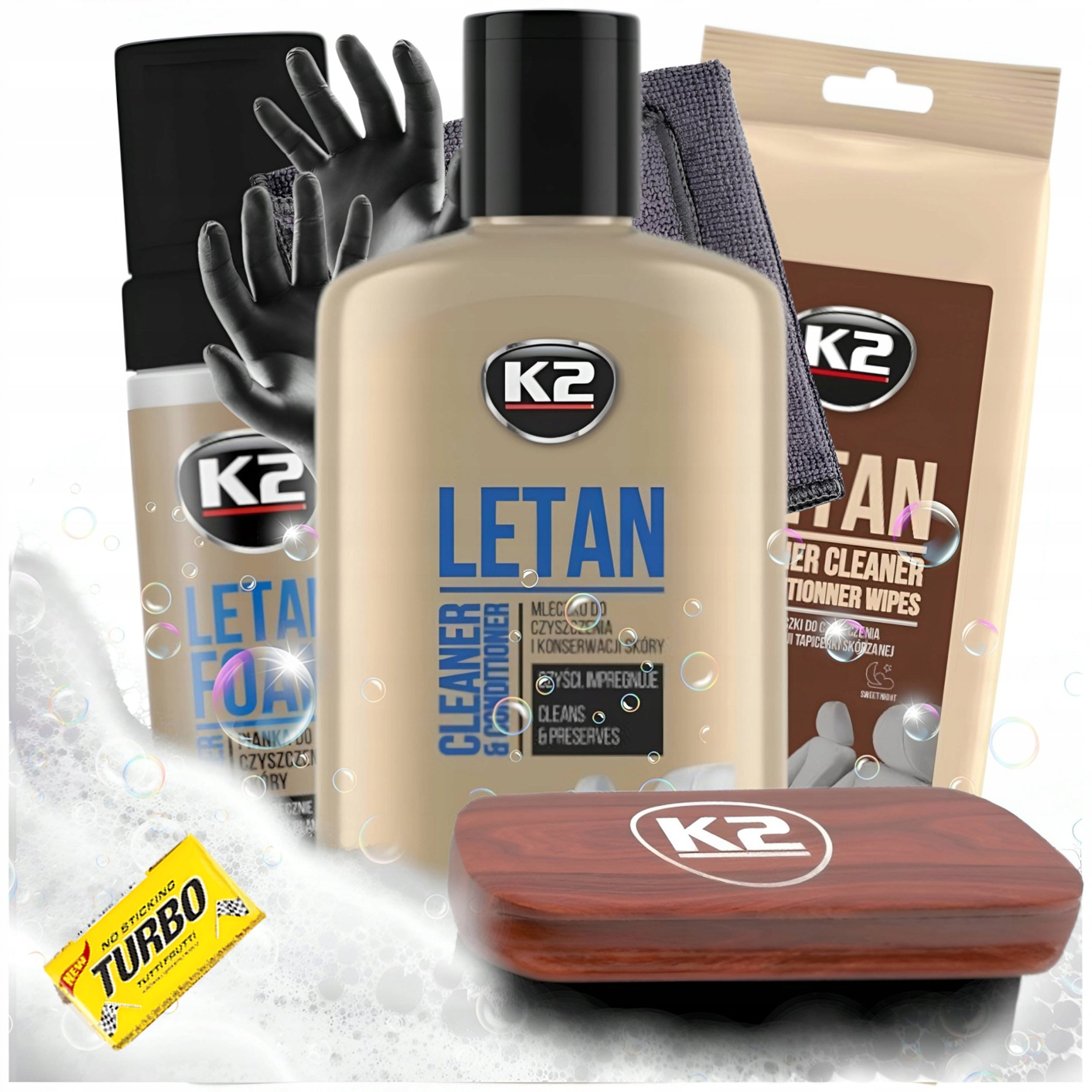 K2 LETHAN GLAM FOR CLEANING AND CAR LEATHER UPHOLSTERY