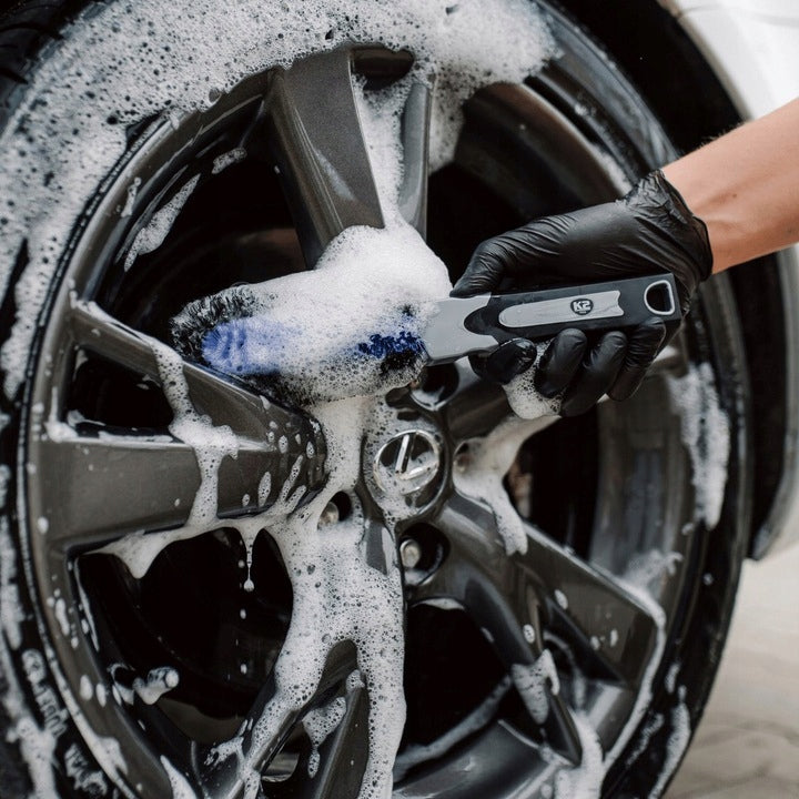 K2 M358 SPIRAL CAR BRUSH FOR WASHING HUBCAP RIMS Manufacturer's catalog number M358