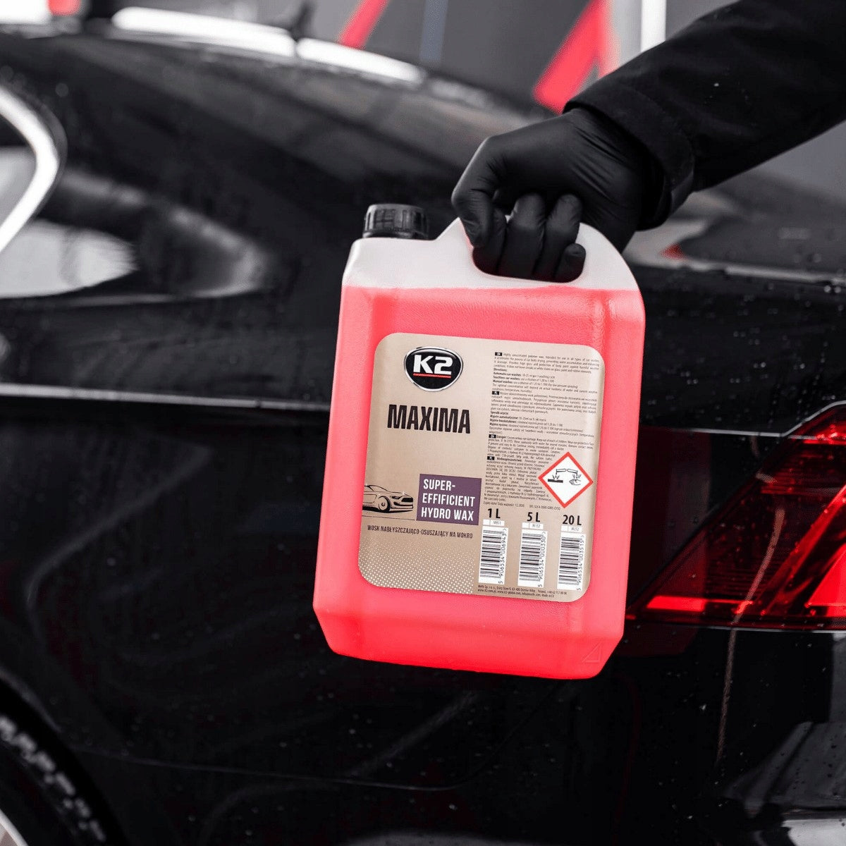 K2 MAXIMA 5 L Hydrowax for Dried and Shiny Cars, Cars. Manufacturer K2