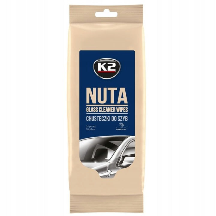 K2 NOTE WET WIPES FOR WASHING MIRROR WINDOWS 25PCS