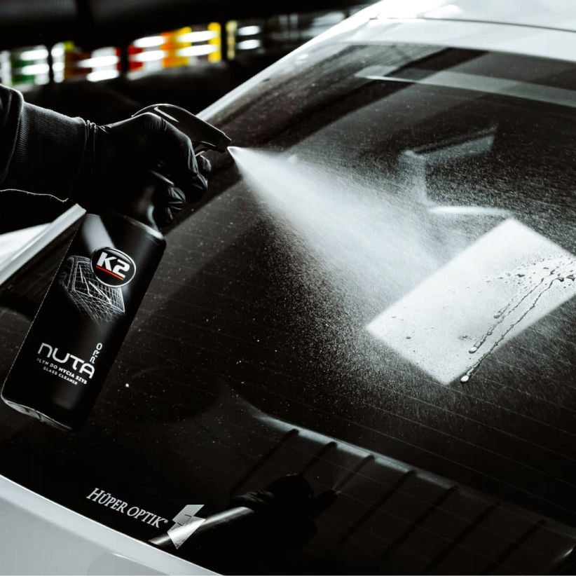 K2 NUTA PRO 1L Mirror Window Cleaner+ Microfiber Handle Washer Set Manufacturer's catalog number ZESTAW DO MYCIA SZYB